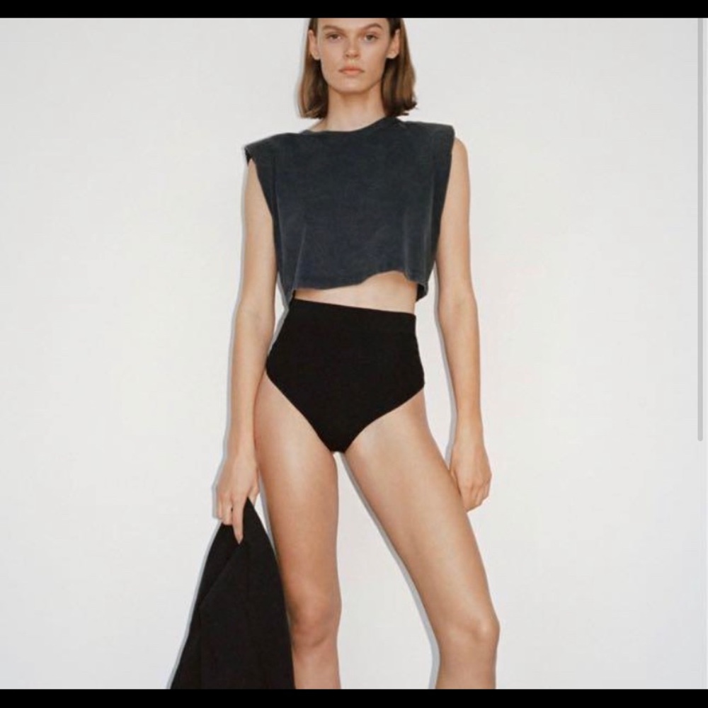 2 for $20 NWT Grey Zara Cropped Shoulder Pad